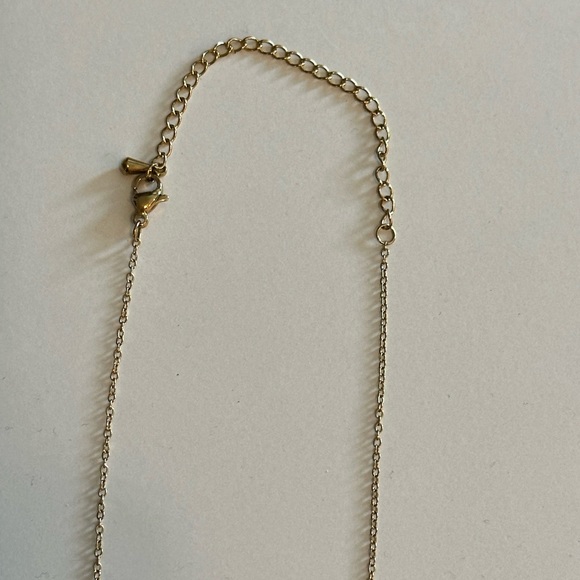 Miss To Mrs Diamond Shape Pendant Necklace - Picture 3 of 3